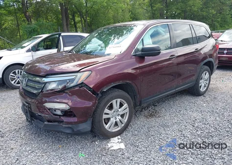 2016 Honda Pilot Lx из США, поврежденный, VIN 5FNYF6H10GB094989